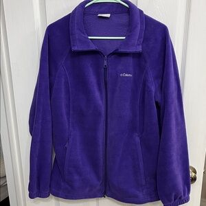 Columbia Vibrant Purple Full-Zip Fleece